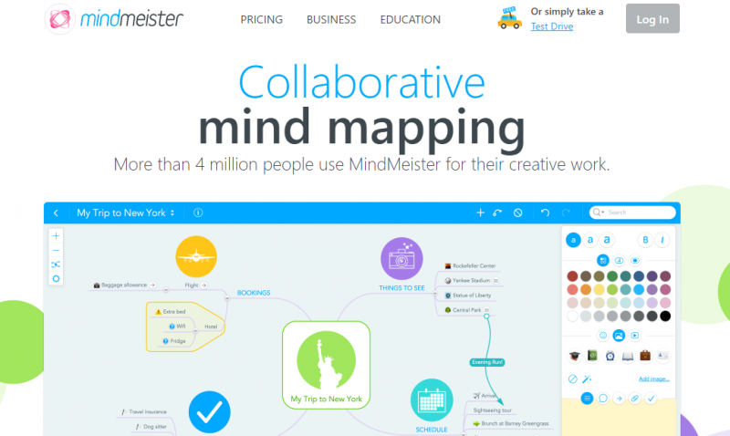 Ücretsiz En İyi 5 Ekip Yönetim Araçları 3 mindmeister digitalmarker