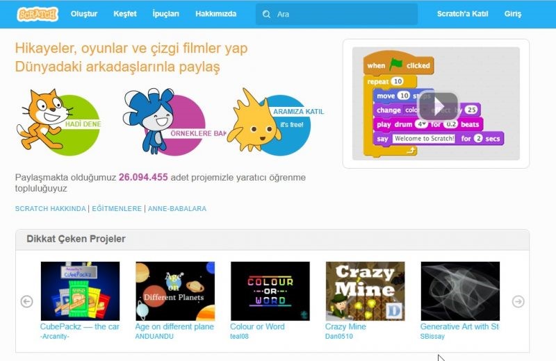Kodlama Öğrenmek İsteyenler İçin Ücretsiz Türkçe Kaynaklar 7 scratch digitalmarker