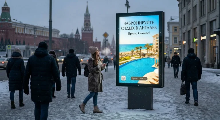 Rusya icin Programatik ve Dijital Acik Hava Reklamlari