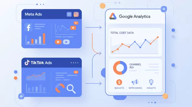 Reading Meta and TikTok Advertising Data with Google Analytics 1 Meta ve TikTok Reklam Verilerini Google Analytics ile Okumak